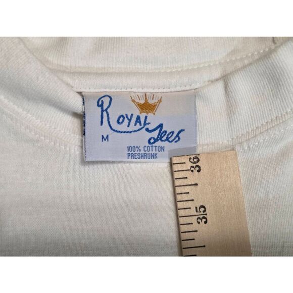 ROYAL TEES JAMAICA WEST INDIES VINTAGE T SHIRT WHITE MENS SIZE LARGE REGGAE - Picture 3 of 4